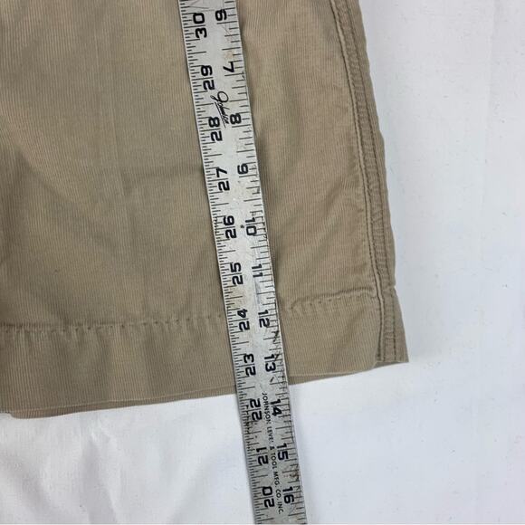 Abercrombie & Fitch y2k women's size 2 xs Tan Cargo Skirt mini Fit corduroy - Picture 11 of 11